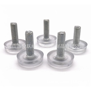 Furniture <b>Adjustable</b> Feet Pads M8 M6 Transparent Plastic Metal <b>Table</b> Chair Cabinet Feet Easy Installation - Product Image 1