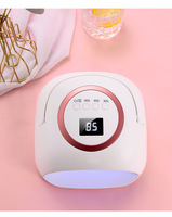 Lampe UV LED rechargeable sans fil 72W, sécheuse à ongles pour salon, portable, sans fil, pour filles