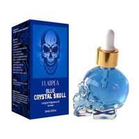 Huile de Cologne Blue Crystal Skull pour Hommes, Parfum Aromatique Agrumes Frais, Longue Durée, Senteur Masculine, 30ML 1.01FL.oz