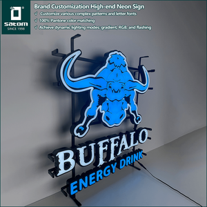 Panneau acrylique mural à <span class=keywords><strong>LED</strong></span> RVB super mince Logo <span class=keywords><strong>néon</strong></span> en acrylique mince Fabricant professionnel - Product Image 3