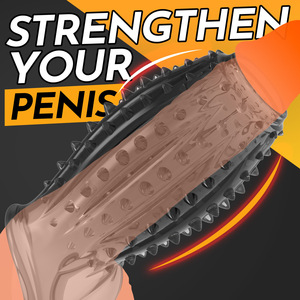 Assassin's Wolf Fang Set Transparent <b>TPE</b> Manual Masturbator For Adult Stimulation - Product Image 5