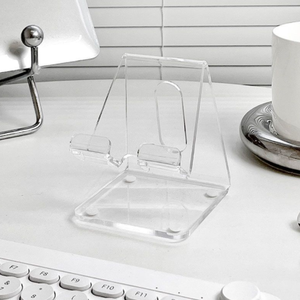 ที่วางโทรศัพท์มือถืออะคริลิคใส ผลิตภัณฑ์เพล็กซิกลาส สำหรับวางบนเคาน์เตอร์ - Product Image 3