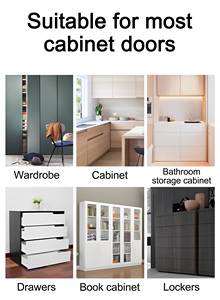 Loquet <span class=keywords><strong>de</strong></span> <span class=keywords><strong>porte</strong></span> magnétique moderne à ouverture par pression, dispositif <span class=keywords><strong>de</strong></span> rebond, <span class=keywords><strong>amortisseur</strong></span> <span class=keywords><strong>de</strong></span> <span class=keywords><strong>porte</strong></span> à ouverture par pression, installation facile pour salle <span class=keywords><strong>de</strong></span> bain, salon - Product Image 6