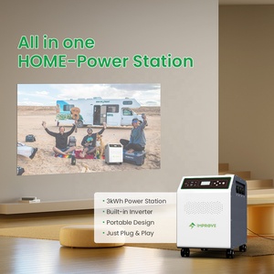 Portable Home 24V 135Ah 3KW All in One Controller <b>Backup</b> <b>Battery</b> Smart Solar with Pure Sine Wave BMS - Product Image 3