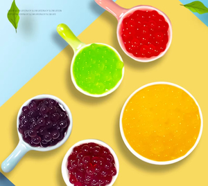 Perles de Boba au Goût Citron Certifiées Halal Dedu, 1,2 <span class=keywords><strong>Mille</strong></span> Unités, Idéales pour les Boissons au Boba, les Bonbons et les Garnitures de Crème Glacée - Product Image 2