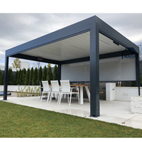 Kits de pergola de jardin de luxe à vendre, kits de pergola en aluminium à vendre, fabricant chinois de cabanes de jardin