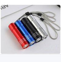 Senter Mini Multifungsi Berbahan Aluminium Alloy, Dapat Diisi Ulang via USB, Logo Gratis, Lampu LED Portabel