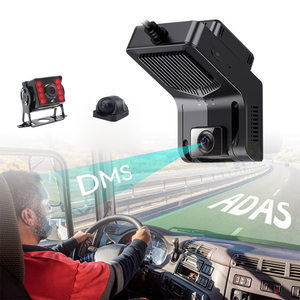Cámara para Vehículos con ADAS, DMS, Transmisión en Vivo, 4 Canales, GPS, Wifi, 4G, Alarma con IA, Caja Negra DVR, 12-36V para Camiones, Furgonetas, Autocaravanas - Product Image 2