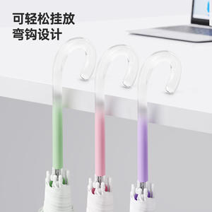 Paraguas Transparente Degradado con Diseño de Medusa, Apertura Semiautomática, para Lluvia, Bodas, Regalos Empresariales (Material POE) - Product Image 6