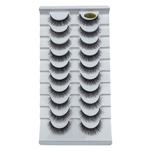 En gros, Extensions de <span class=keywords><strong>cils</strong></span> en bande complètes faites à la main, courtes, véganes, effet 3D Faux Vison, réutilisables et volumineuses - Product Image 4