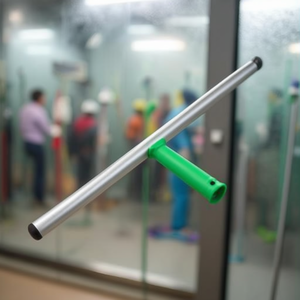 Tergivetro in Alluminio da 35 Cm con Manico Verde per Pulizia Vetri - Product Image 3