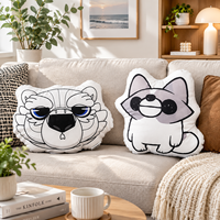 Housse de coussin personnalisée sur mesure, coussin décoratif personnalisé pour canapé, chaise, lit