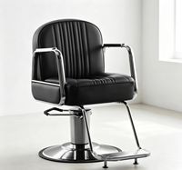 Fauteuil de Barbier Moderne et Tendance pour Salon de Coiffure et Barbershop, Chaise de Coiffeur, Canapé
