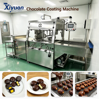 Machine à enrober les noix de cajou et les amandes avec un revêtement au chocolat, à nettoyage facile et extractible, pour les usines de produits à base de noix