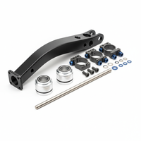 Support de tige de selle de vélo recumbent en aluminium 6061 usiné CNC de haute précision pour cadres de cyclisme ergonomiques