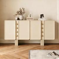 Buffet d'entrée JINXI en laque brillante de luxe italien, meuble de rangement moderne pour chaussures et salle à manger