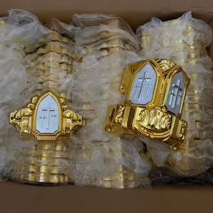 Modelo 15D #   Accesorios Funerarios: Juego de Esquinas para Ataúd, Herrajes Chinos, Suministros Funerarios, Productos para Entierro, Decoración de Ataúdes - Product Image 3