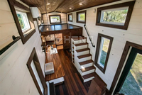 Casa Prefabricada sobre Ruedas, Estructura de Acero, Contenedor Remolcable, Hogar Móvil Moderno para Uso en Exteriores