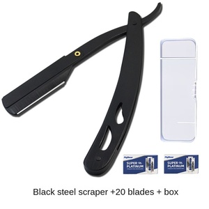 <span class=keywords><strong>Kit</strong></span> de <span class=keywords><strong>rasage</strong></span> de poils faciaux pliants <span class=keywords><strong>à</strong></span> <span class=keywords><strong>l</strong></span>'<span class=keywords><strong>ancienne</strong></span> repose-couteau manuel en métal vente en gros transfrontalière pour le <span class=keywords><strong>rasage</strong></span> - Product Image 4