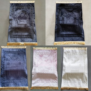 符合人体工程学的防滑记忆泡沫祈祷地毯软穆斯林Janamaz垫垫朝觐普通伊斯兰垫祈祷垫 - Product Image 5