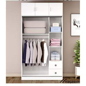Factory Price Bedroom <strong>Wall</strong> Wardrobe <strong>Cabinet</strong> Designs Multi-use Portable Clothes Wardrobe - Product Image 3