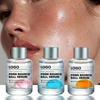 Sérum GUOCUI BIO TECH réparateur pour peaux rouges et abîmées, effet peau de verre, léger, à l'extrait de caviar, niacinamide et PDRN de saumon, formule Bounce Ball
