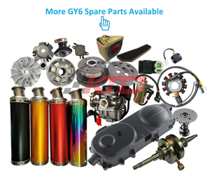 KTD китайский мопедный двигатель 139QMB LH, Крышка картера, алюминиевый левый длинный корпус, крышка приводного ремня коленчатого скутера - Product Image 4