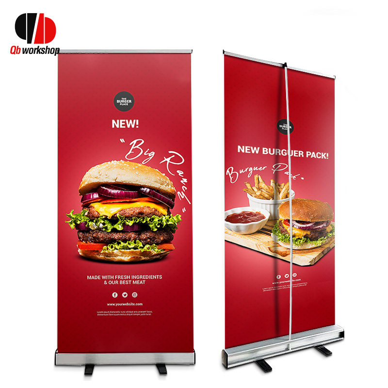 Fast shipping Roll Up Display Stand Advertising Display Roll Up Banner Retractable Rollup Banner