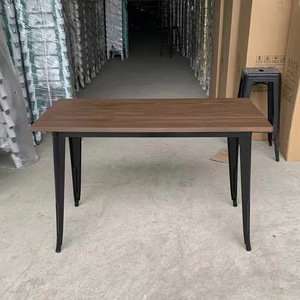 Foshan Furniture Factory Made vendita calda a buon mercato ristorante caffè Fast Food <span class=keywords><strong>Cafe</strong></span> sedie da tavolo in metallo in legno - Product Image 4