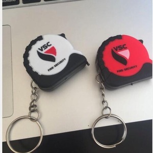 Promotional Fashion <b>Plastic</b> Mini Round Tape Measure Keychain-Portable <b>Pocket</b> Ruler for Gifts & Giveaways - Product Image 4