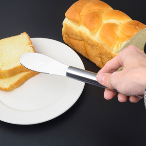 Couteau à beurre dentelé, couteau à <span class=keywords><strong>fromage</strong></span>, outil de cuisine certifié FDA LFGB pour restaurant et hôtel - Product Image 4