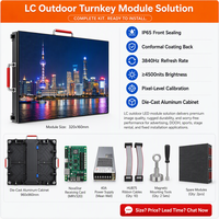 Módulo de Pantalla LED para Exteriores, 320x160mm, SMD, Pixel Pitch P2.5 P3.076 P4 P5 P6 P8 P10, Panel de Pantalla LED Impermeable para Carteleras