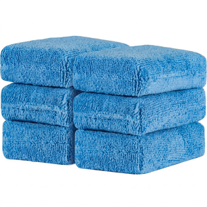 High Quality <b>Car</b> Detailing and Household Cleaning Microfiber Cloth Sponge Nylon Bristle Scrubbing Cleaning <b>Car</b> Washing Pad - Product Image 1