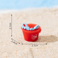 Figurin Miniatur Burung Camar Resin Kartun Pantai Musim Panas yang Lucu untuk Dekorasi Lanskap Mikro, Rumah Boneka, Kerajinan DIY, Hadiah