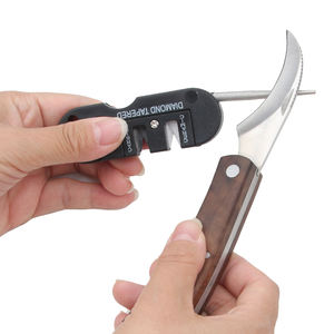 Afilador de Cuchillos Multiusos Personalizado, Plegable, de Doble Cara, con Piedra de Afilar de Carburo de Tungsteno, Color Negro - Product Image 5