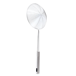 Ustensiles de cuisine en acier inoxydable non magnétique, passoires pour fondue, passoires à nouilles, cuillères à frire, vente en gros - Product Image 5