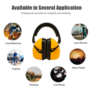 शोर कम करने के लिए समायोज्य एब्स लक्जरी वयस्क कान मफ थोक फोल्डेबल विमानन सुनवाई सुरक्षा - Product Image 3