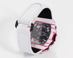 Reloj mecánico automático de lujo de alta gama 3802, color rosa, con tourbillon, deportivo, resistente al agua, para mujer. - Product Image 5