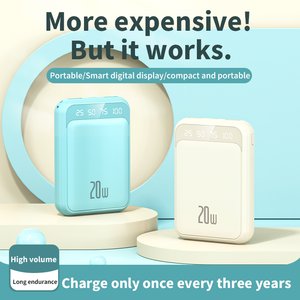 แบตสำรองมือถือใหม่ 10000MAH PD20W พร้อมสายชาร์จ 4 เส้นในตัว ชาร์จเร็วสุดสำหรับ iPhone Mini แบตสำรองพกพาความจุสูง - Product Image 2