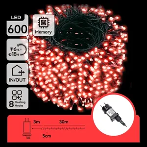 Bande lumineuse plate basse tension, flexible, type LED, avec plusieurs couleurs et modes, idéale pour la décoration et l'ambiance. - Product Image 1