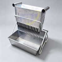 Machine minière de haute qualité en acier inoxydable : Diviseur d'échantillons à riffle / Boîte à riffle pour charbon / Diviseur d'échantillons à riffle pour verre