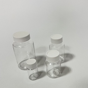 Rõ ràng trong suốt hình chữ nhật Vòng phương tiện truyền thông lưu trữ kín Capsule chai cho cá nhân bao bì chai - Product Image 1