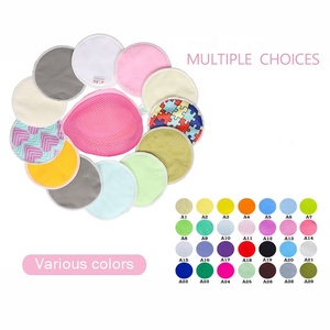 Coussinets <span class=keywords><strong>d</strong></span>'<span class=keywords><strong>allaitement</strong></span> réutilisables écologiques populaires en bambou, lavables, avec sac de rangement - Product Image 2