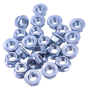 Pièces de générateur à essence en acier au carbone, incluant écrou à filetage fin M12, écrou à bride hexagonale 1.25 et fixation anti-desserrage pour vilebrequin - Product Image 5