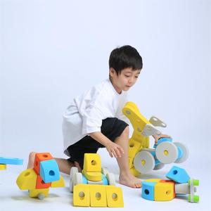 Bloques de Construcción Educativos de Espuma EVA Suave <span class=keywords><strong>Opai</strong></span> Sigma de 67 Piezas para Niños de 5 a 7 Años - Tema de Animales y Naturaleza - Ecológicos y No Tóxicos - Product Image 3