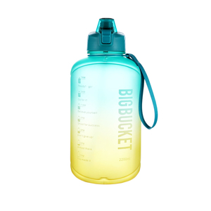 Прямая поставка, горячая Распродажа, л, прочная пластиковая Квадратная бутылка для воды для спортзала, путешествий - Product Image 3