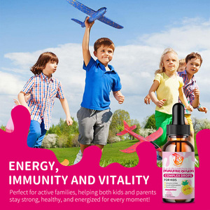 Certified Natural Sugar Free Magnesium Complex <b>Liquid</b> Drops with Vitamin C L-Theanine Dietary Supplement <b>Liquid</b> Drops for Kids - Product Image 2