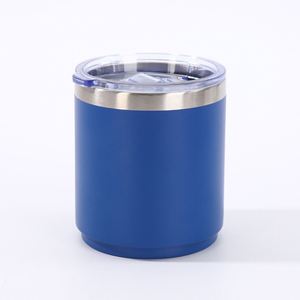 Vaso Térmico para Auto de Acero Inoxidable de Doble Pared de 10 oz, Tapa Deslizante Transparente a Prueba de Fugas, Vaso de Café Aislado de Pequeña Capacidad para Conducir - Product Image 2