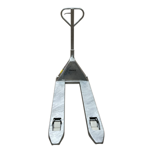 รถยกพาเลทแบบใช้มือไฮดรอลิก สำหรับทุกพื้นผิว ขนาด 540x1150 มม. ล้อไนลอน/ไนลอนแบบคู่ ชุบสังกะสี รับน้ำหนัก 2.5 ตัน - Product Image 2