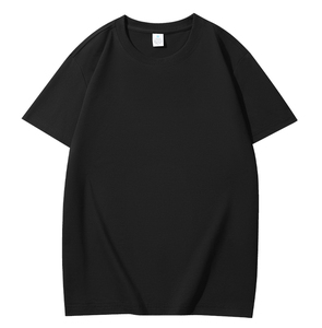Camiseta de 180g de Manga Corta con Logotipo Personalizado para Parejas, Unisex, Holgada, de Media Manga, para Verano - Product Image 2